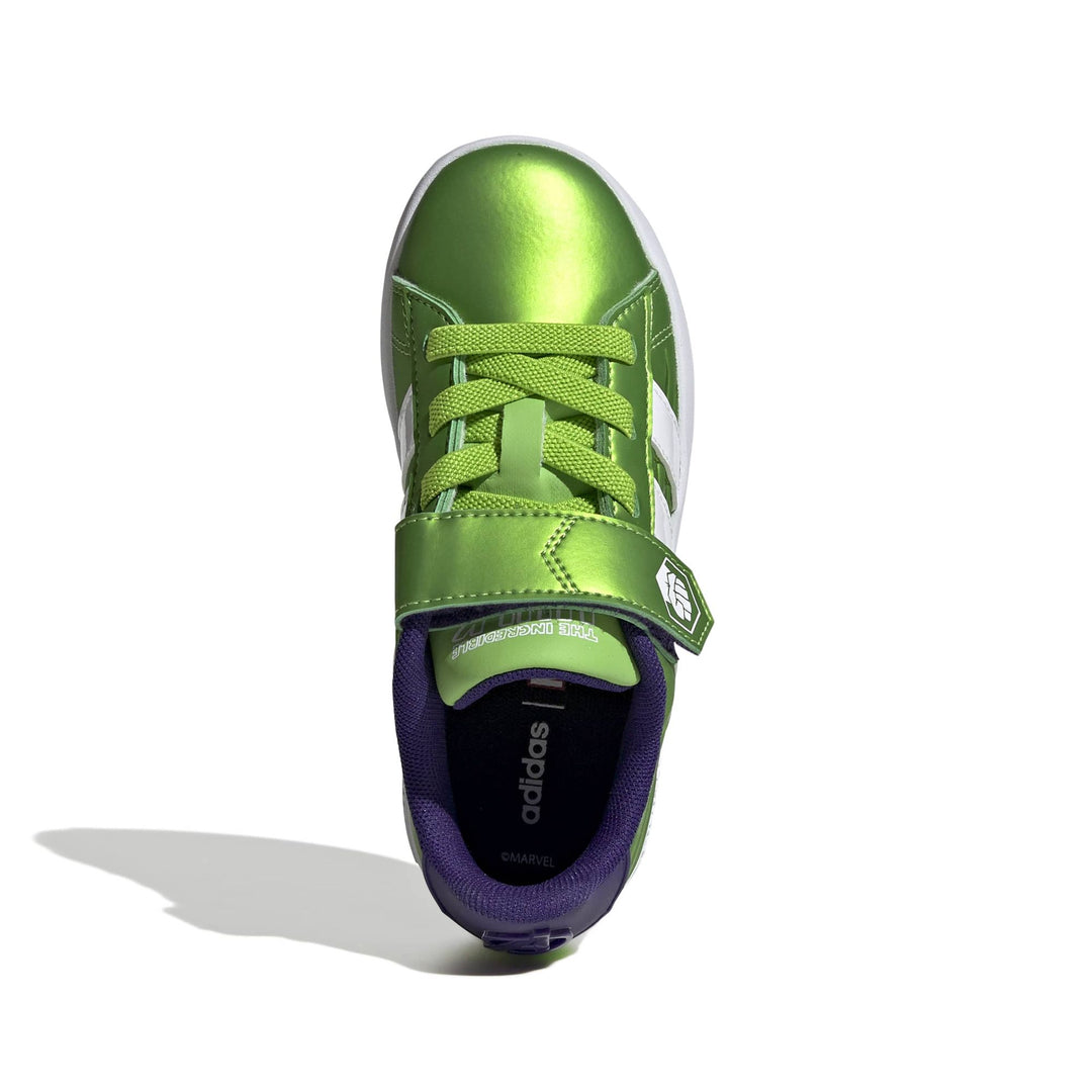 adidas Grand Court  Hulk El K - sesogr/ftwwht/cpurpl