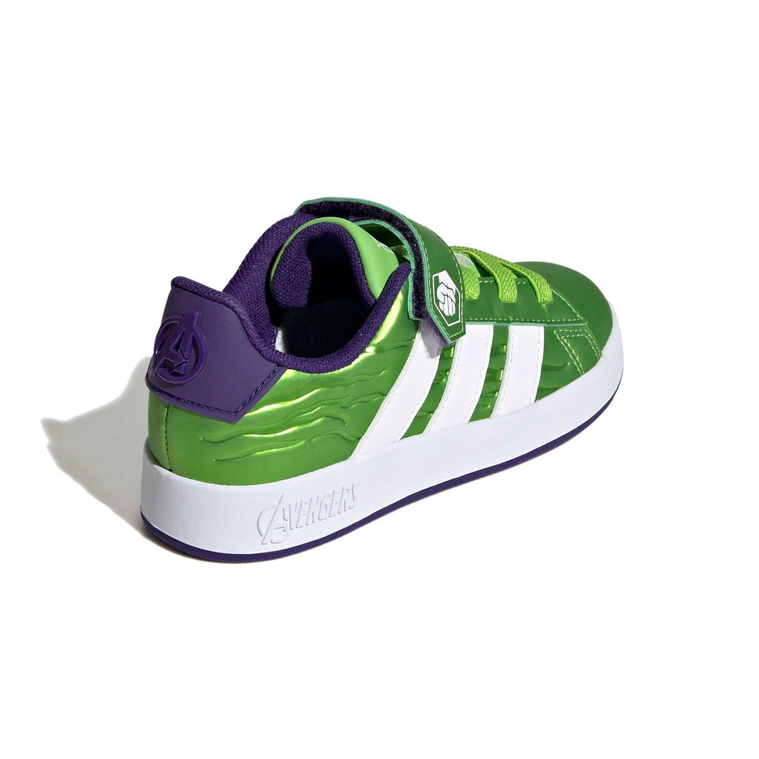 adidas Grand Court  Hulk El K - sesogr/ftwwht/cpurpl