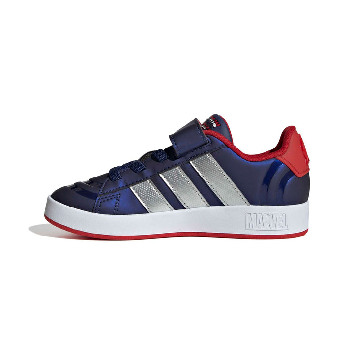 adidas Grand Court Capt America El K - dkblue/msilve/betsca