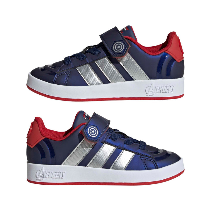 adidas Grand Court Capt America El K - dkblue/msilve/betsca