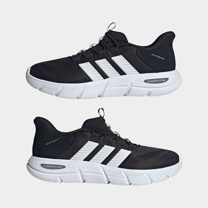 adidas Cloudfoam Flex - Rapidfit - cblack/ftwwht/grethr