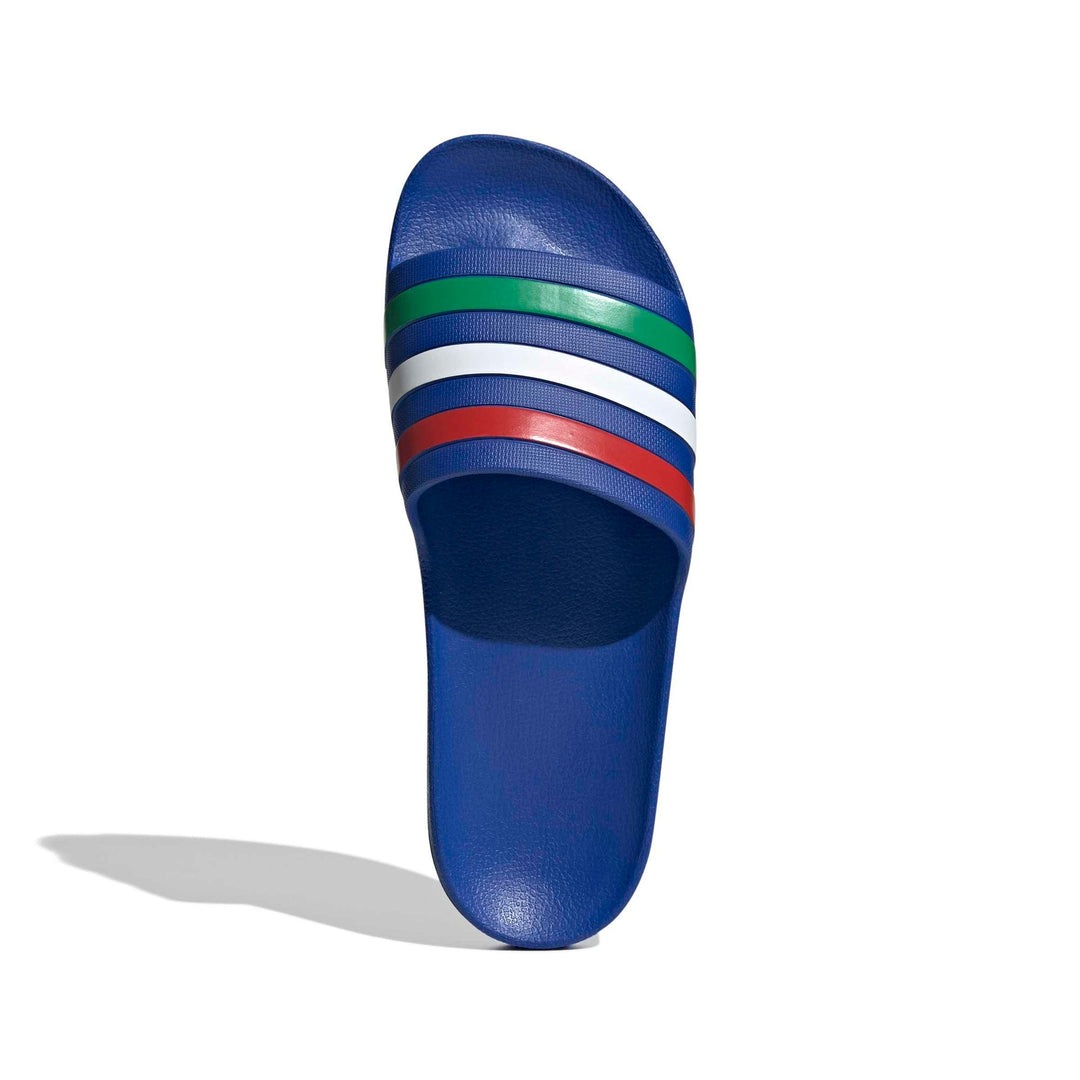 adidas Adilette Aqua - boblue/green/ftwwht