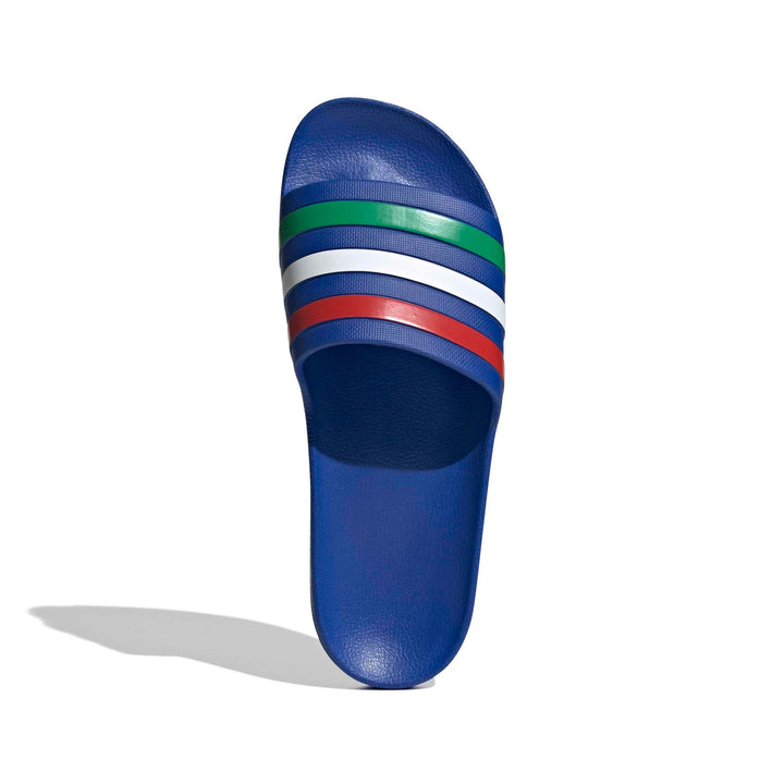 adidas Adilette Aqua - boblue/green/ftwwht
