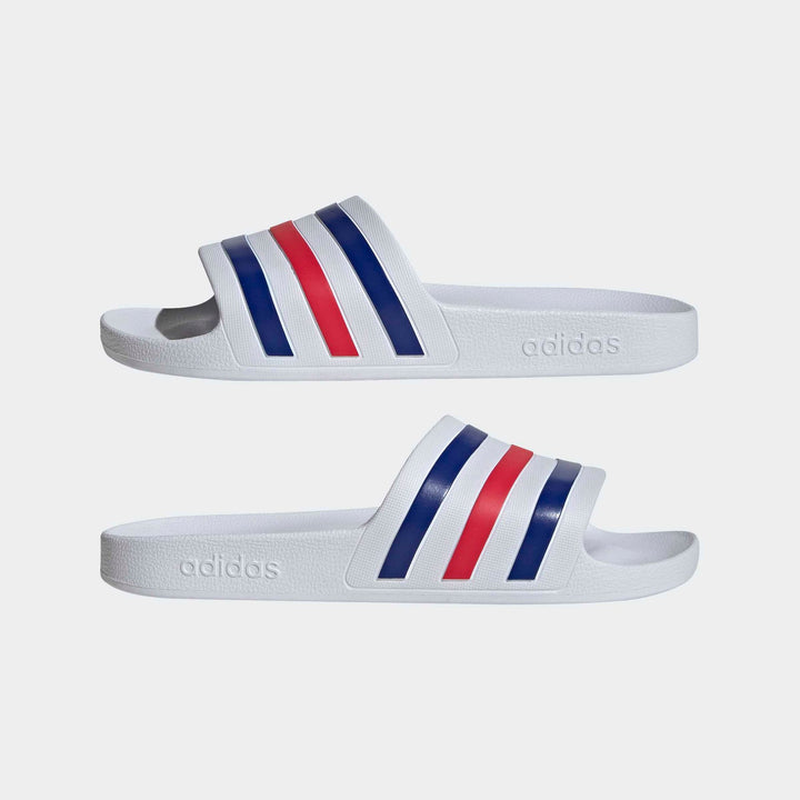 adidas Adilette Aqua - ftwwht/purrub/selubl