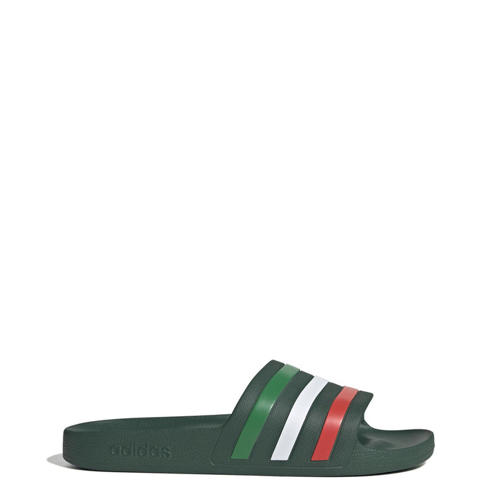 adidas Adilette Aqua - drkgrn/ftwwht/brired