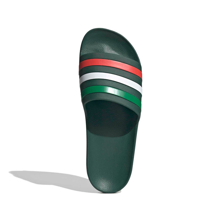 adidas Adilette Aqua - drkgrn/ftwwht/brired