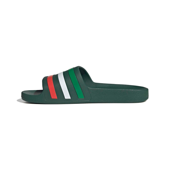 adidas Adilette Aqua - drkgrn/ftwwht/brired
