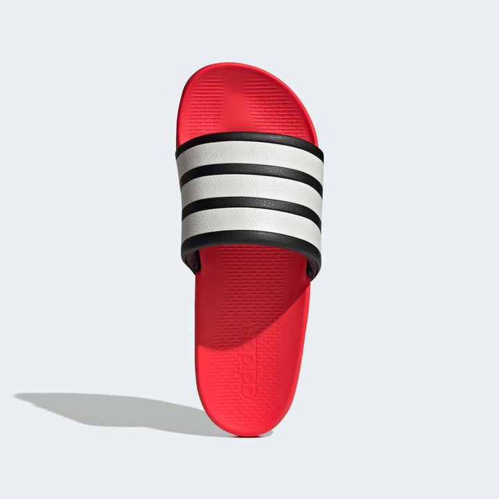adidas Adilette Comfort 2.0 - cblack/cwhite/lucred