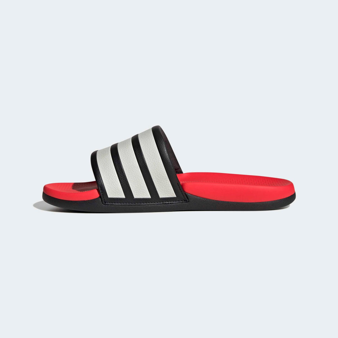 adidas Adilette Comfort 2.0 - cblack/cwhite/lucred