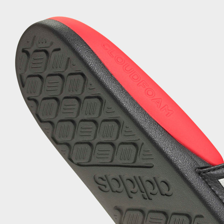 adidas Adilette Comfort 2.0 - cblack/cwhite/lucred
