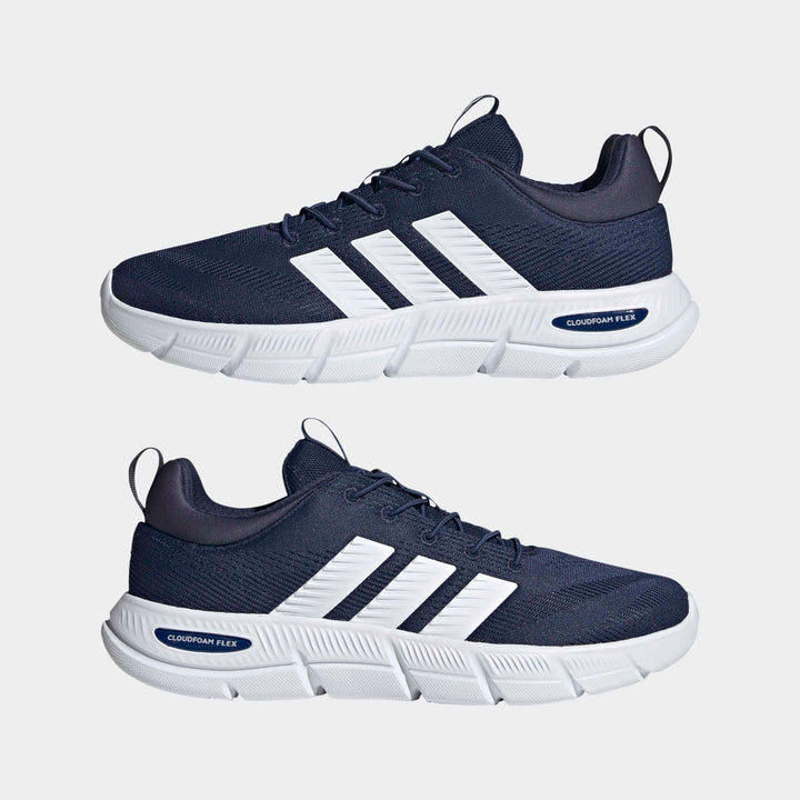 adidas Cloudfoam Flex - Elastic Laces - dkblue/ftwwht/shanav