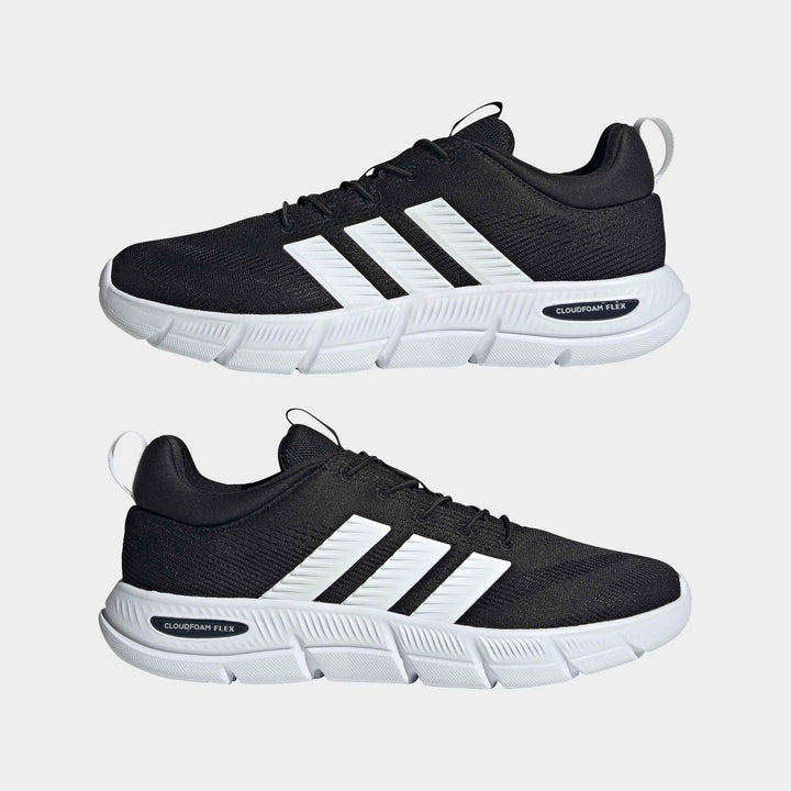 adidas Cloudfoam Flex - Elastic Laces - cblack/ftwwht/carbon