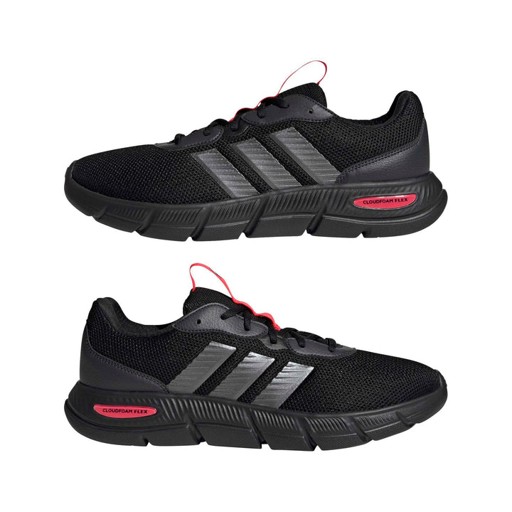 adidas Cloudfoam Flex - Laces - cblack/ironmt/lucred