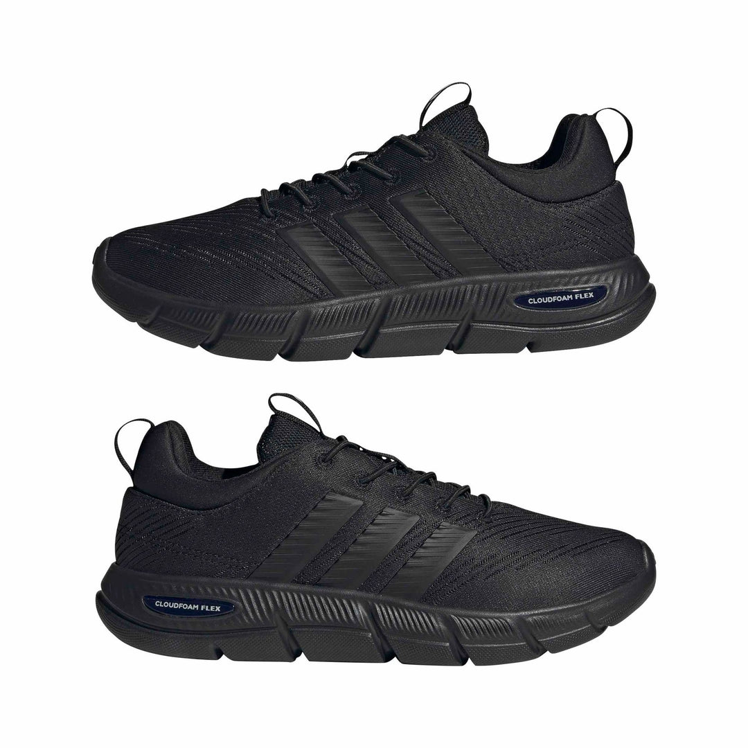 adidas Cloudfoam Flex - Elastic Laces - cblack/cblack/carbon
