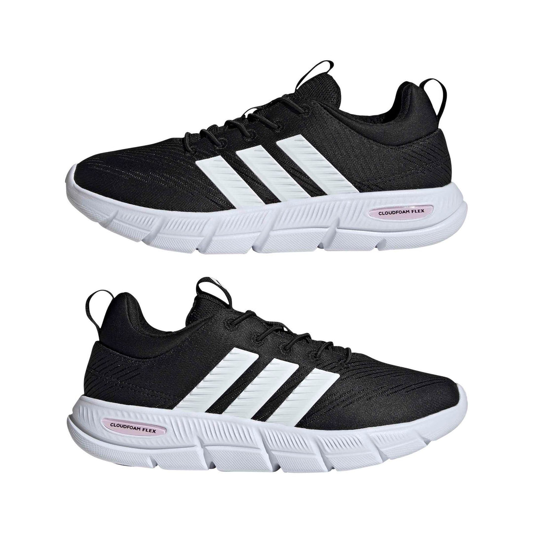 adidas Cloudfoam Flex - Elastic Laces - cblack/zeromt/almpnk