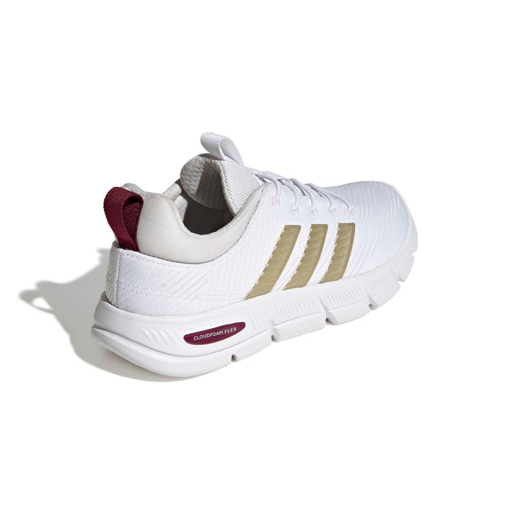 adidas Cloudfoam Flex - Elastic Laces - ftwwht/cybemt/crywht