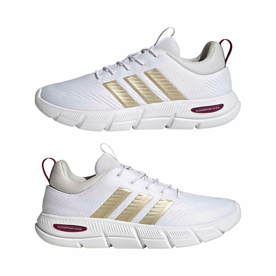 adidas Cloudfoam Flex - Elastic Laces - ftwwht/cybemt/crywht