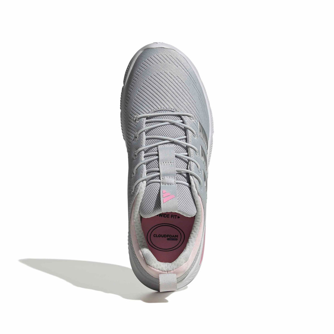 adidas Cloudfoam Flex - Elastic Laces - lgsogr/msilve/clpink
