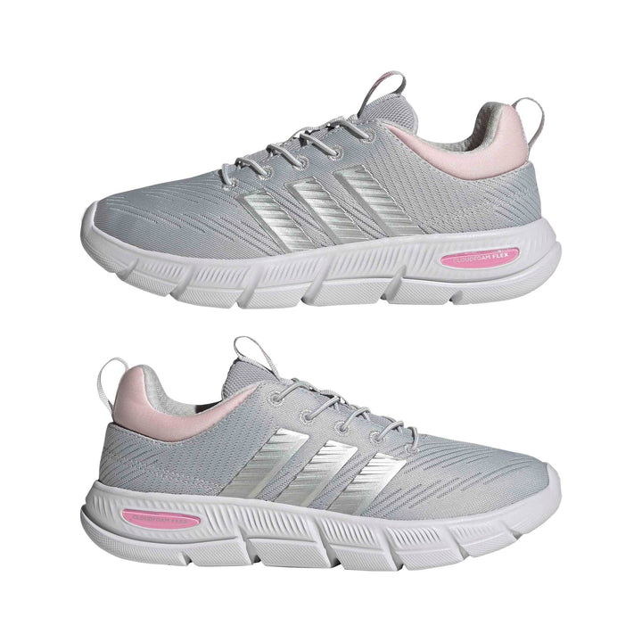 adidas Cloudfoam Flex - Elastic Laces - lgsogr/msilve/clpink
