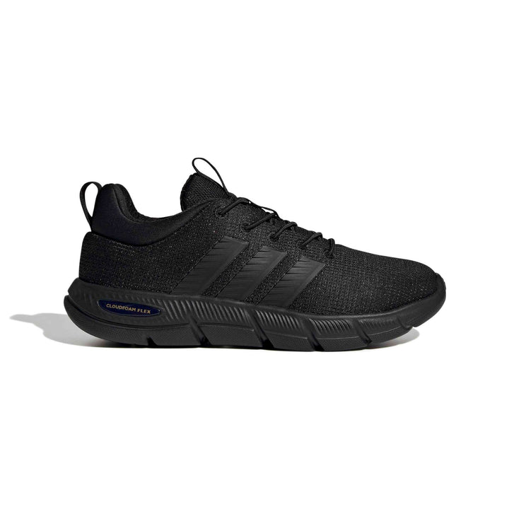 adidas Cloudfoam Flex - Elastic Laces - cblack/cblack/goldmt