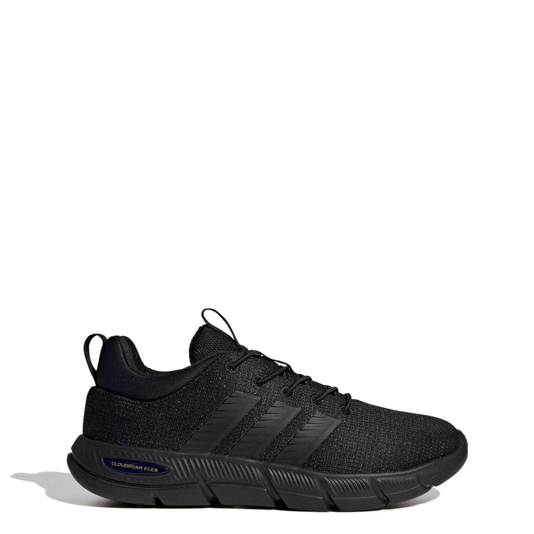 adidas Cloudfoam Flex - Elastic Laces - cblack/cblack/goldmt