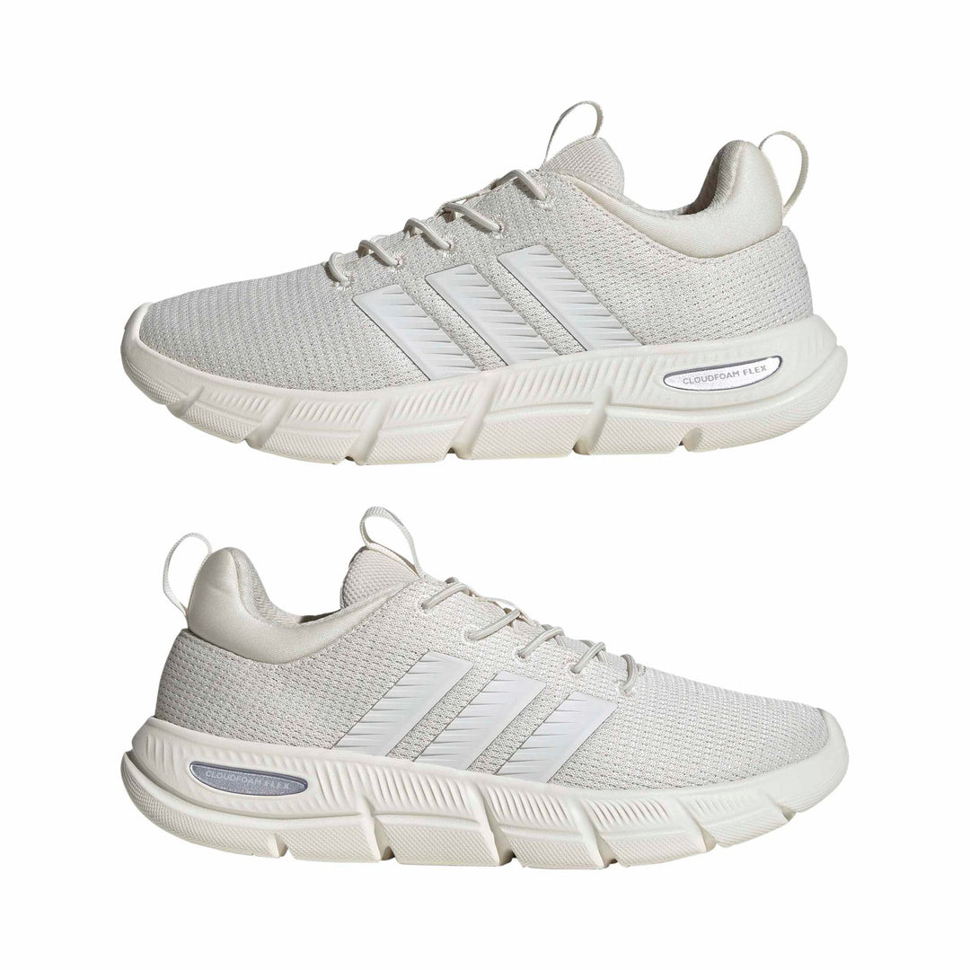 adidas Cloudfoam Flex - Elastic Laces - cwhite/cwhite/msilve
