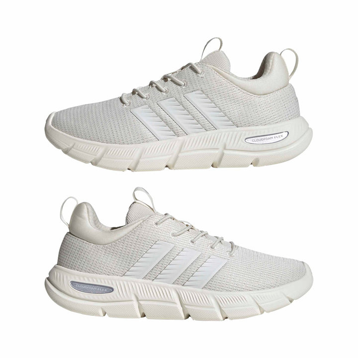 adidas Cloudfoam Flex - Elastic Laces - cwhite/cwhite/msilve