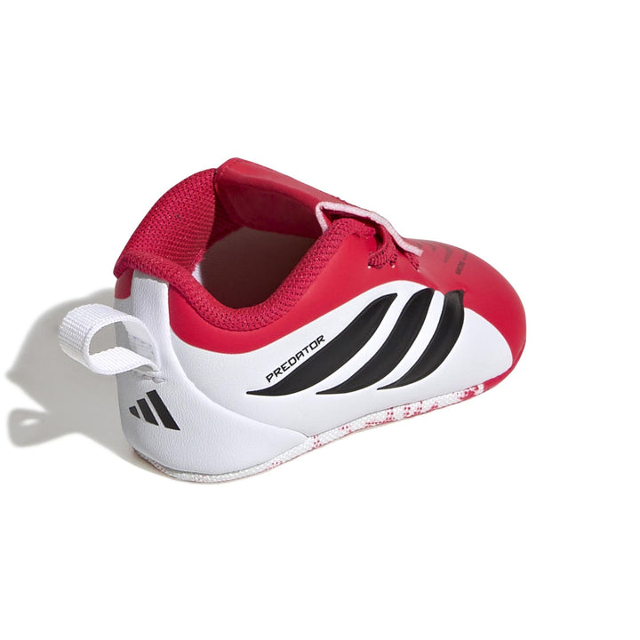 adidas Predator Crib Shoes - lucred/cblack/ftwwht