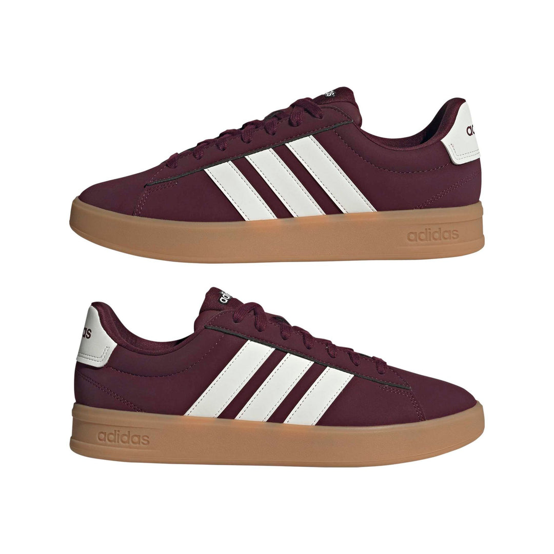 adidas Grand Court 3.0 - maroon/owhite/gum3