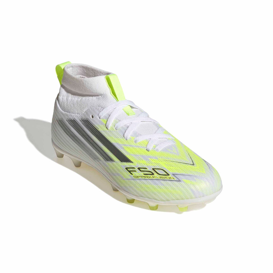 adidas F50 Sparkfusion League Fg/Ag J - ftwwht/ironmt/hireye