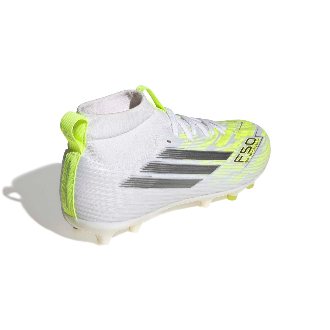 adidas F50 Sparkfusion League Fg/Ag J - ftwwht/ironmt/hireye