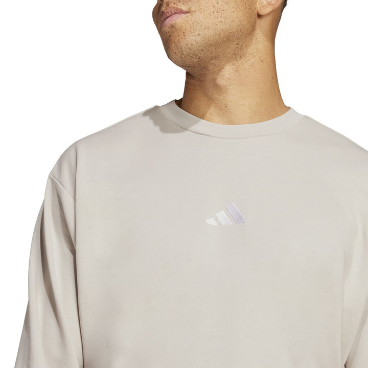 adidas M Feelcozy Swt - wonalu/white