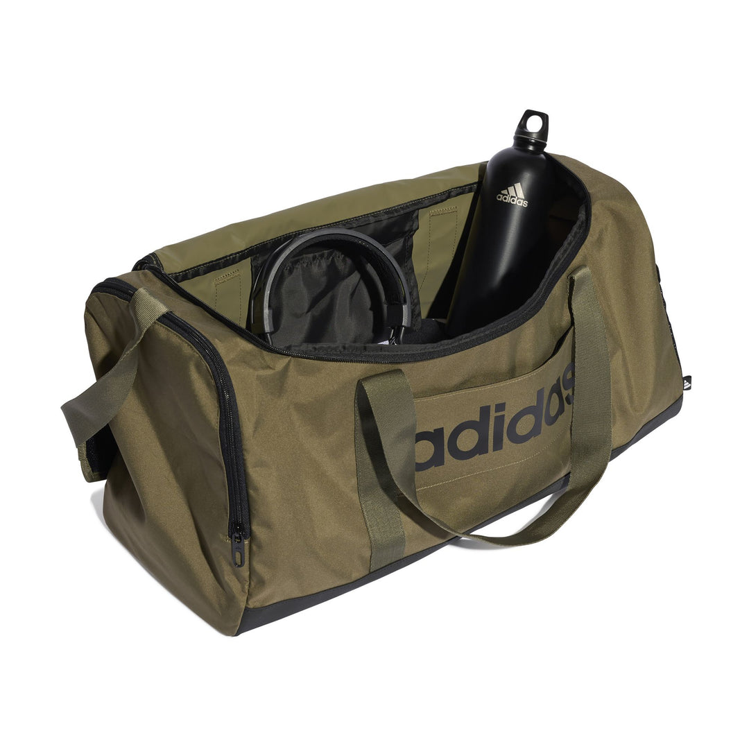 adidas Linear Duffel M - olistr/black