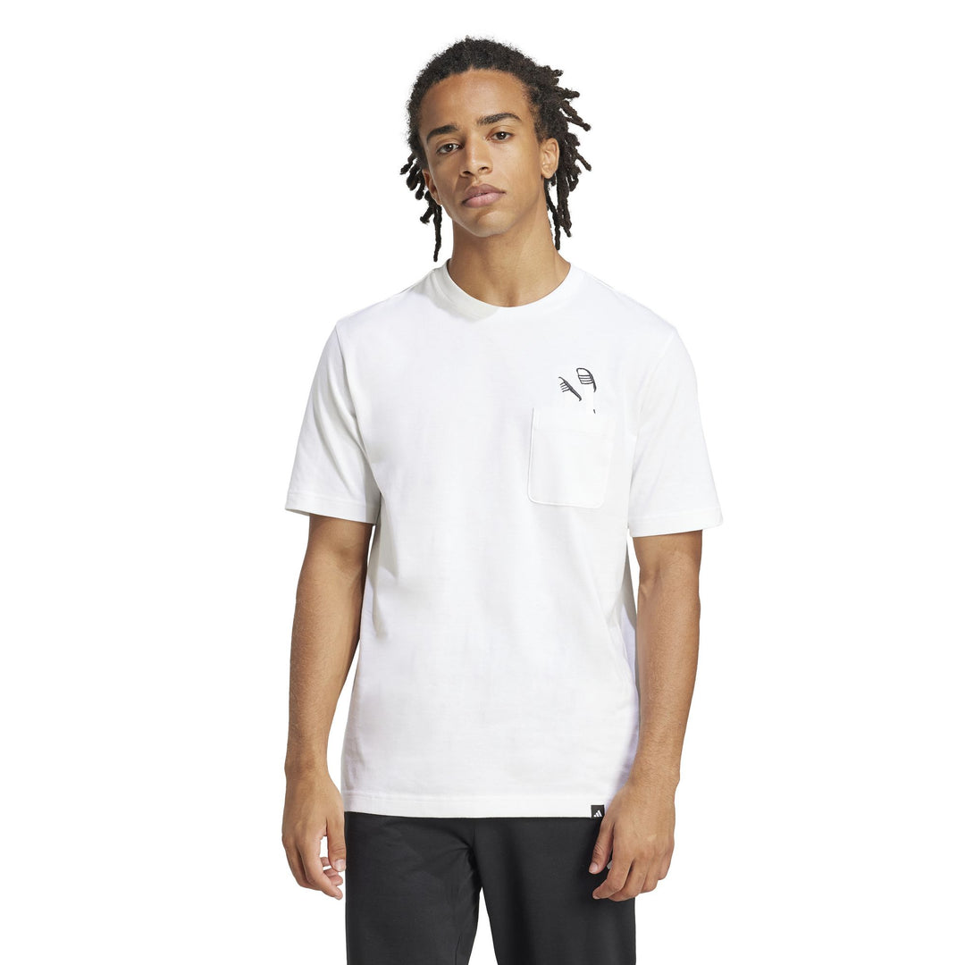 adidas M L Slide Pkt T - white