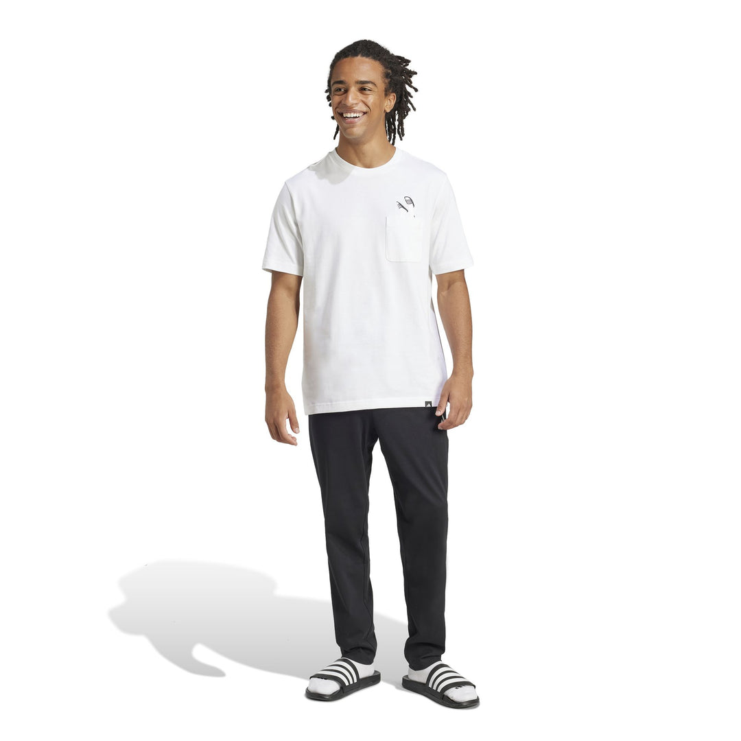 adidas M L Slide Pkt T - white