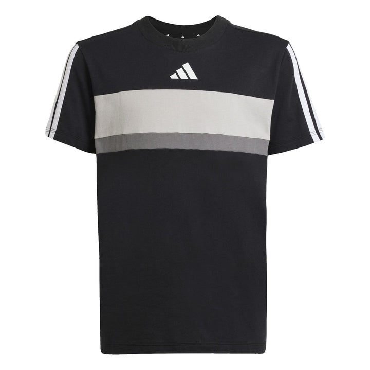 adidas J 3S Tib T - black/white