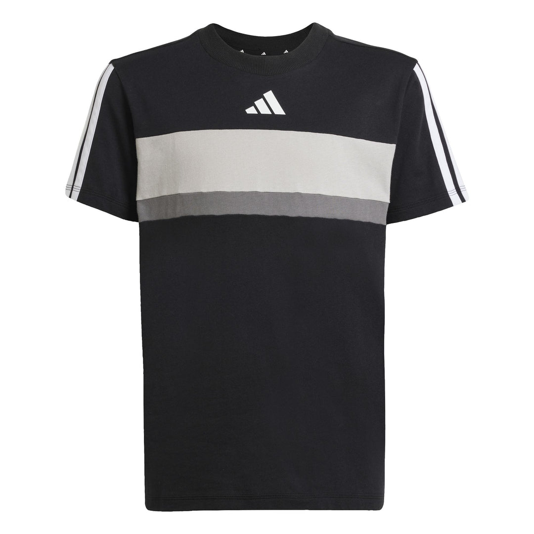 adidas J 3S Tib T - black/white