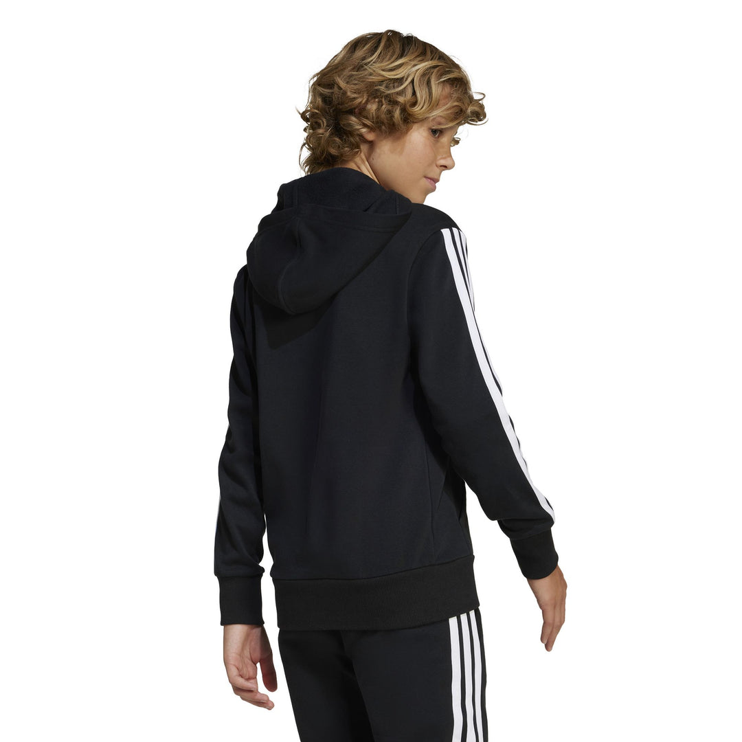 adidas J 3S Tib Fl Hd - black/white/gretwo