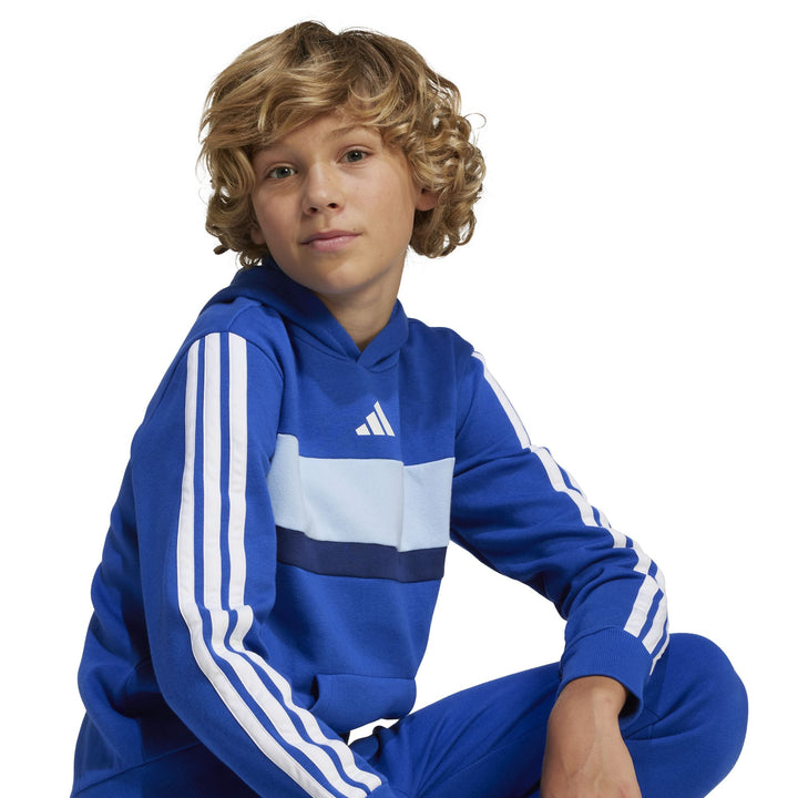 adidas J 3S Tib Fl Hd - royblu/white/globlu