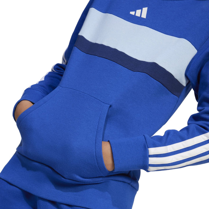 adidas J 3S Tib Fl Hd - royblu/white/globlu
