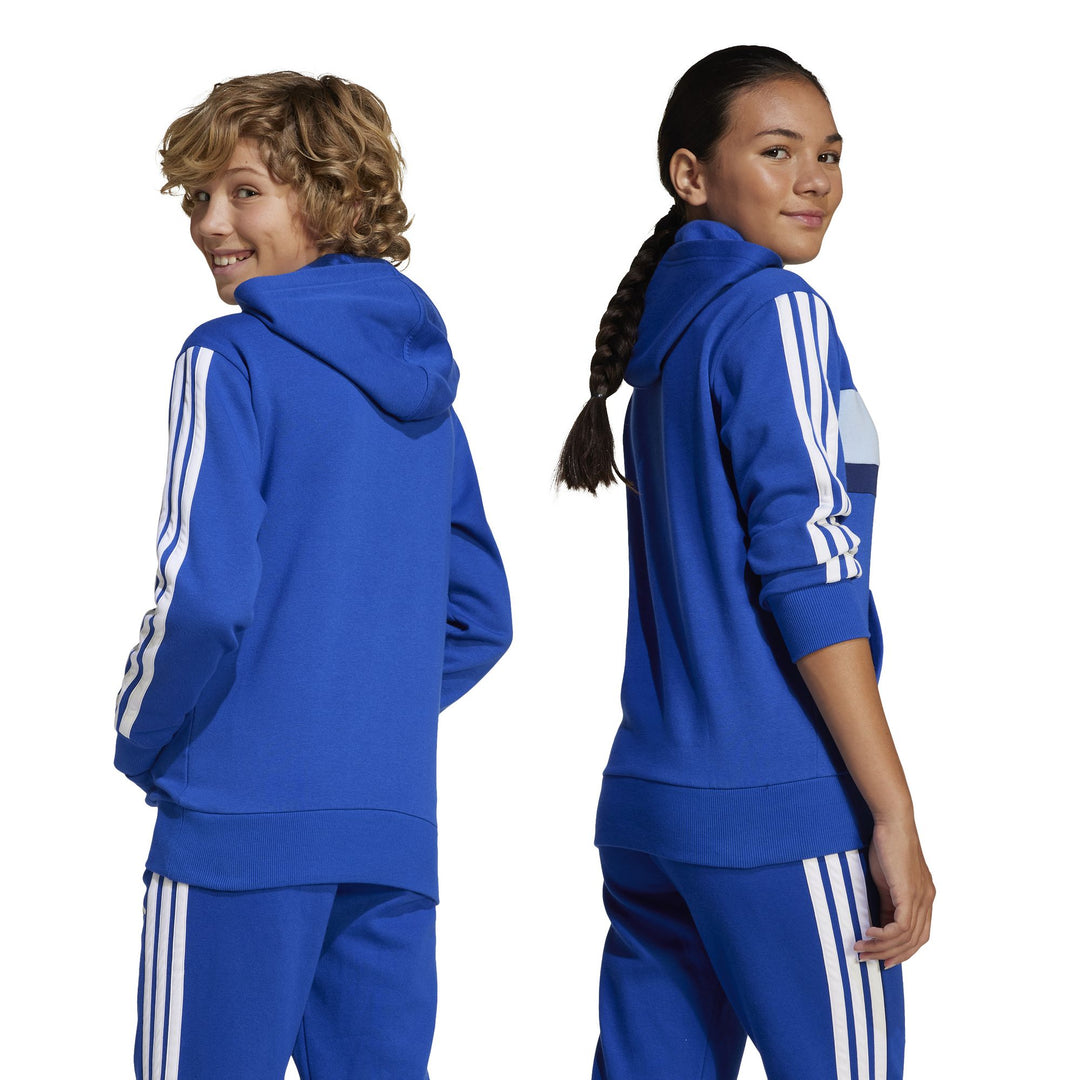 adidas J 3S Tib Fl Hd - royblu/white/globlu