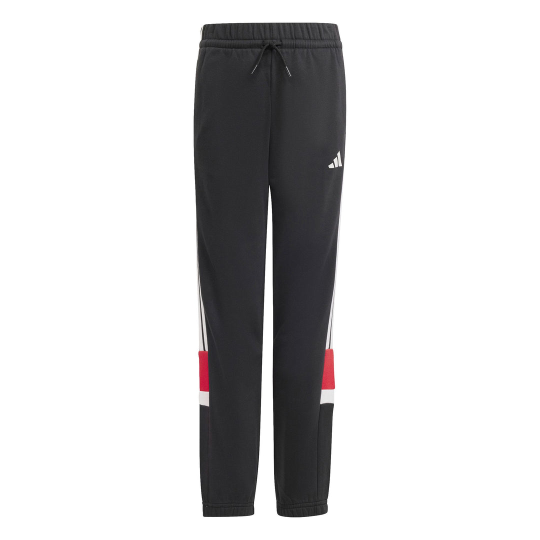 adidas J 3S Tib Fl Pt - black/white/purrub