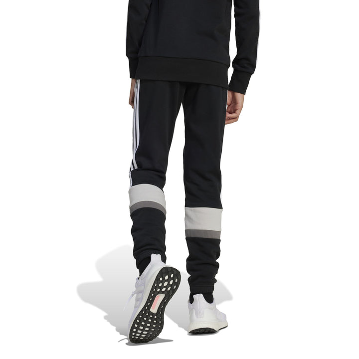 adidas J 3S Tib Fl Pt - black/white/gretwo