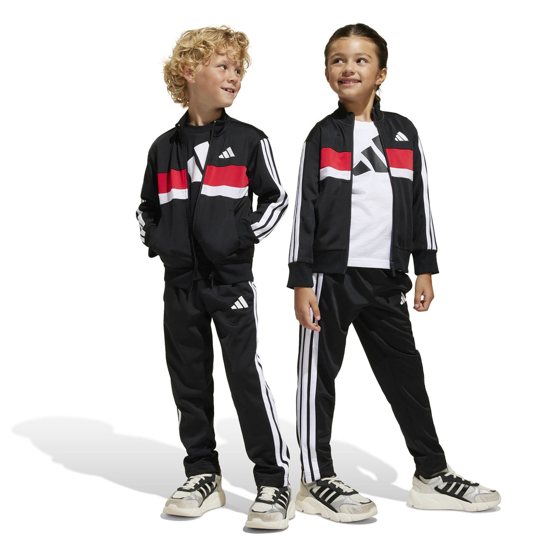 adidas Lk 3S Tib Ts - black/white/purrub
