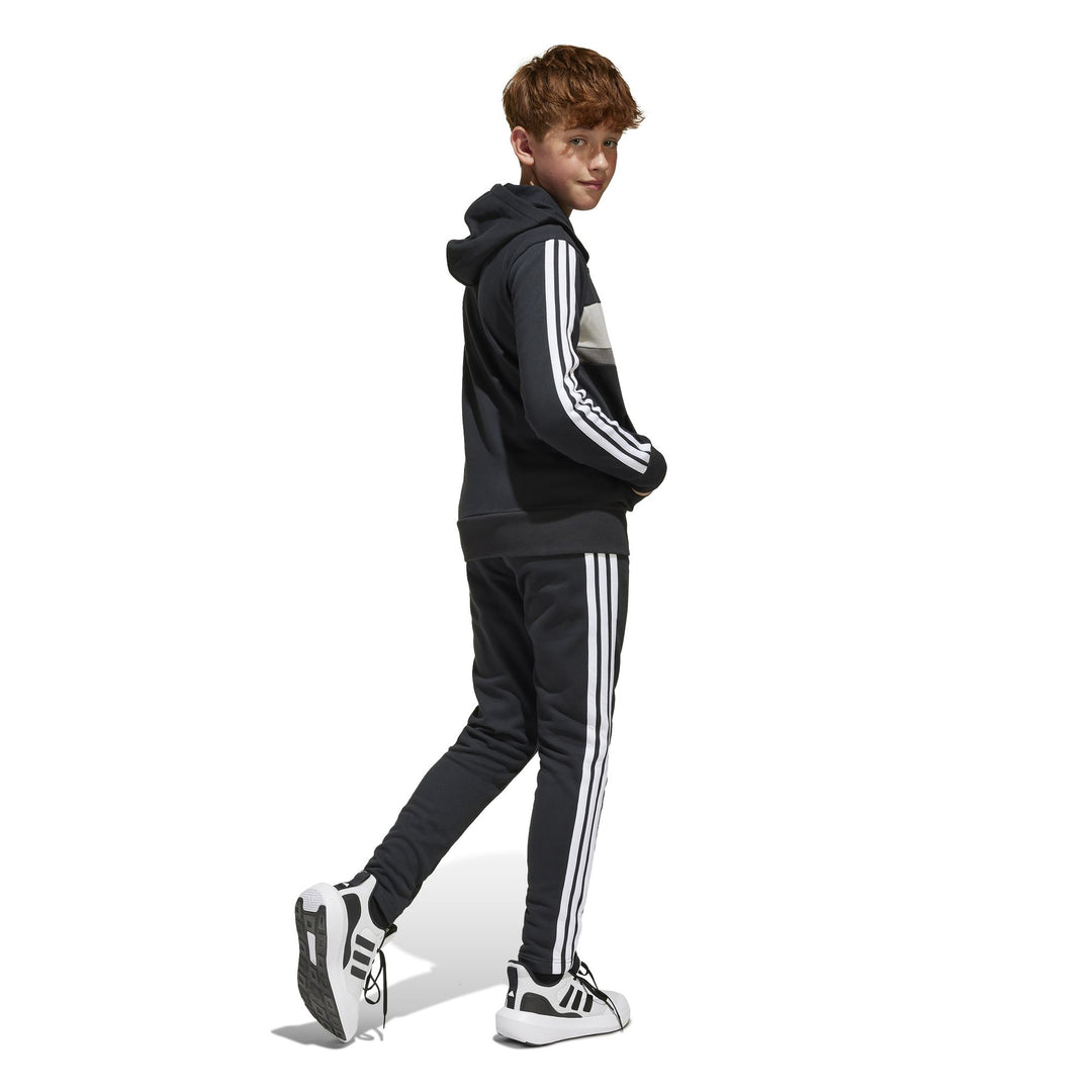 adidas J 3S Tib Fl Ts - black/white/gretwo