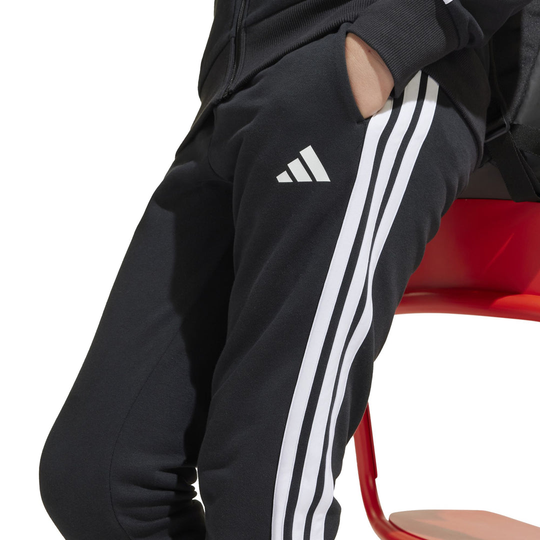 adidas J 3S Tib Fl Ts - black/white/gretwo