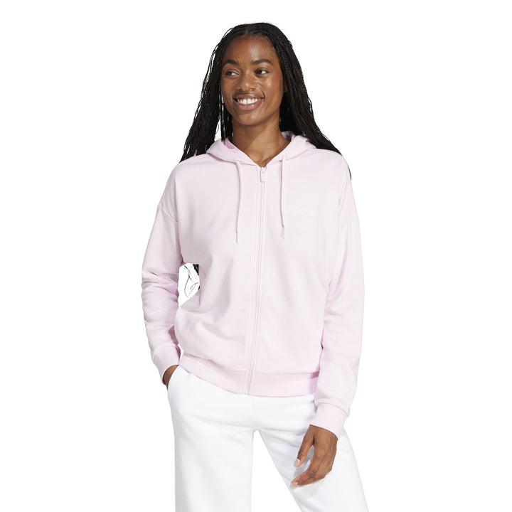 adidas W Lin Ft Fz Hd - clpink/white