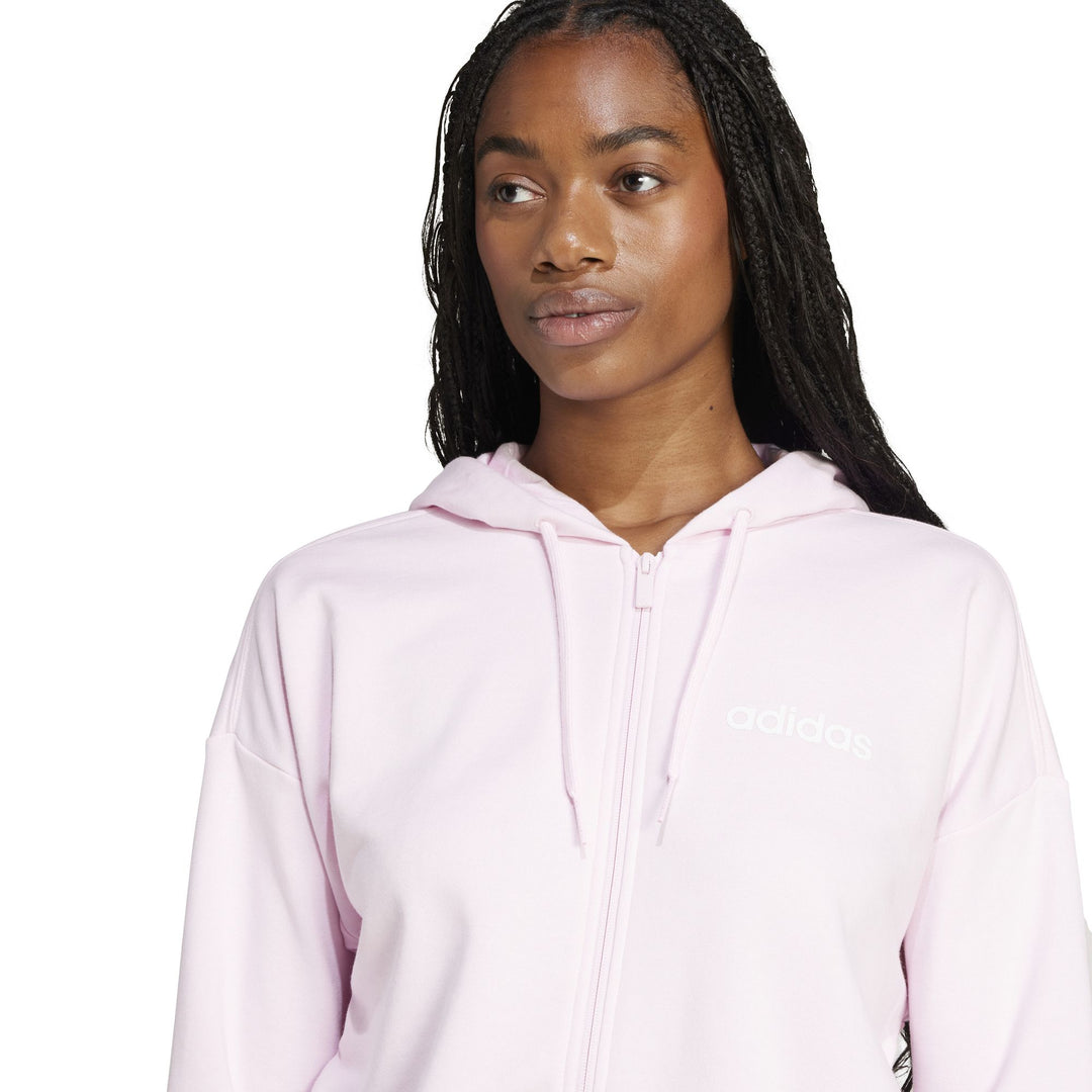 adidas W Lin Ft Fz Hd - clpink/white