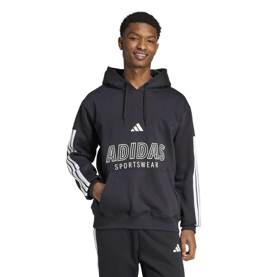 adidas M Tiro Fl Hdy - black/white