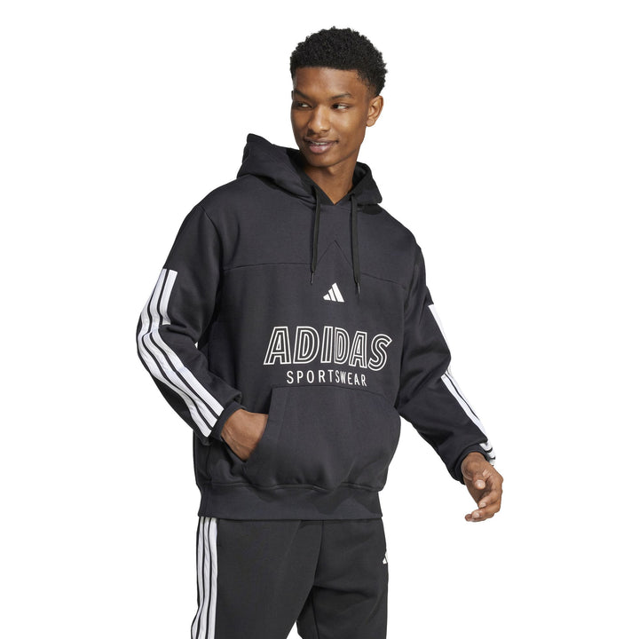 adidas M Tiro Fl Hdy - black/white